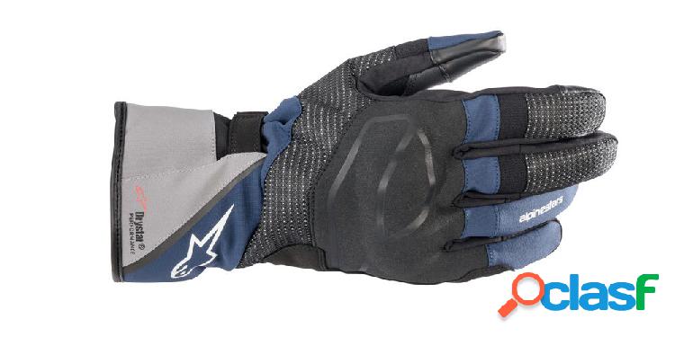 Guanti moto Alpinestars ANDES V3 DRYSTAR Nero Blu scuro