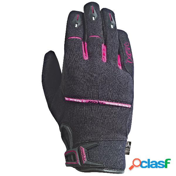 Guanti moto donna Ixon RS DRY 2 LADY nero fucsia