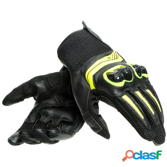 Guanti moto pelle Dainese Unisex Mig 3 Nero Giallo Fluo