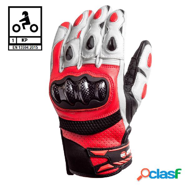 Guanti moto pelle racing Befast RAPTOR CE certificati Nero