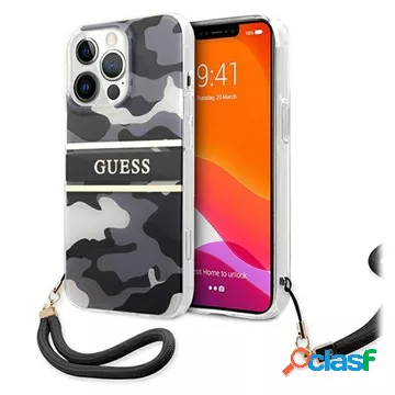 Guess Camo Strap Collection Custodia per iPhone 13 Pro -