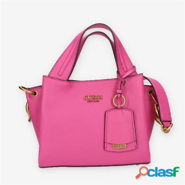 Guess Zed Borsa a spalla a 3 scomparti fuxia