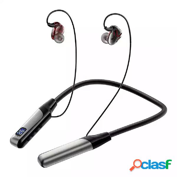 H6 Wireless Auricolare Bluetooth V5.3 Suono HiFi 400mAh LED
