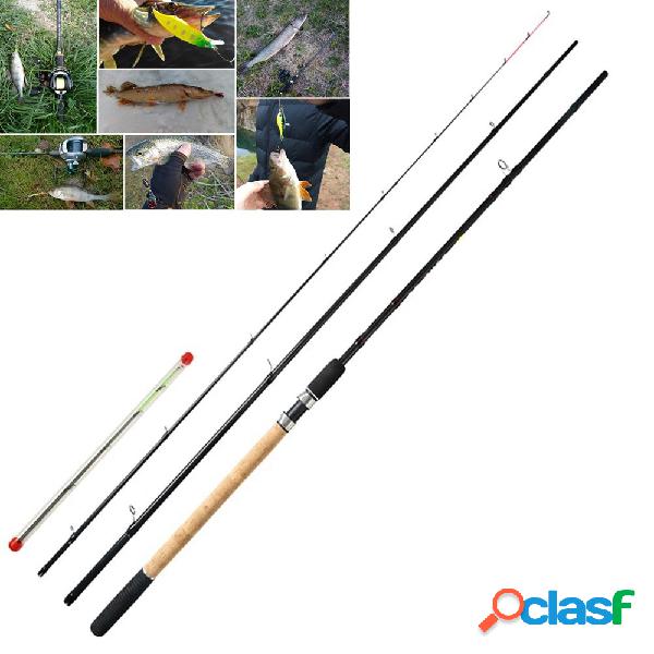 JOHNCOO Canna da pesca con manico in sughero di alta