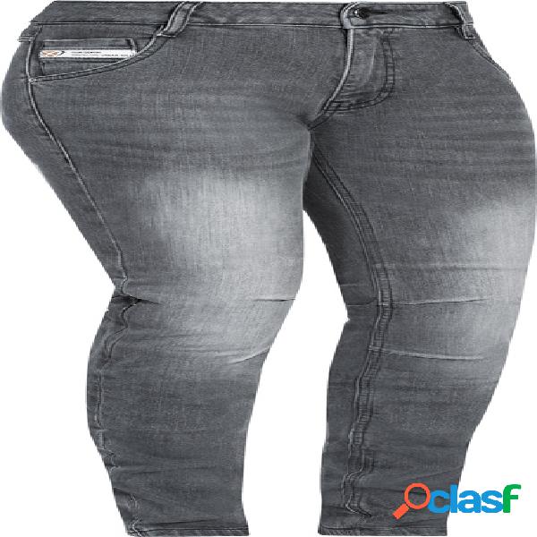 Jeans moto donna Ixon MIKKI grigio chiaro