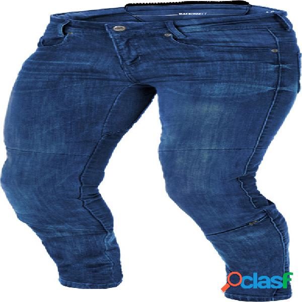 Jeans moto donna Macna Jenny elasticizzato Blu medio lavato