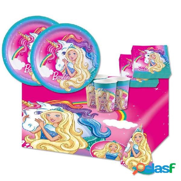 KIT N.16 BARBIE DREAMTOPIA - SET TAVOLA