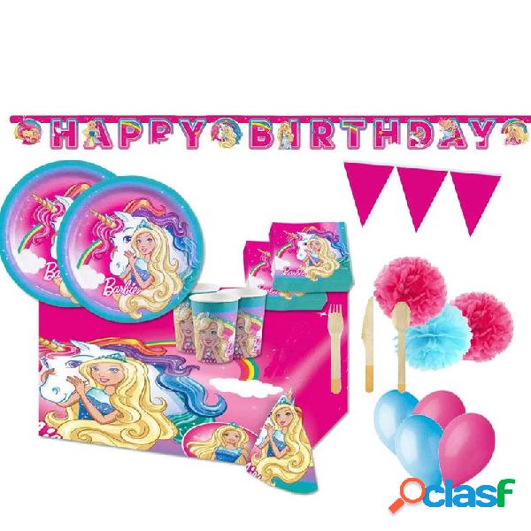 KIT N.54 BARBIE DREAMTOPIA - SET PER LA TAVOLA