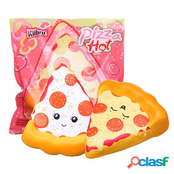 Kiibru Pizza Squishy 14.5 * 13.5 * 5cm Lento aumento Soft