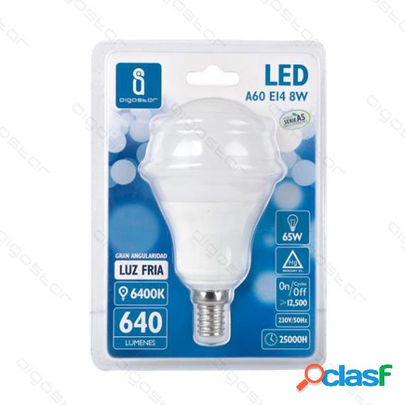 Lampadina Led A5 A60 8W Attacco E14 - 680 Lumen - 6400K Luce