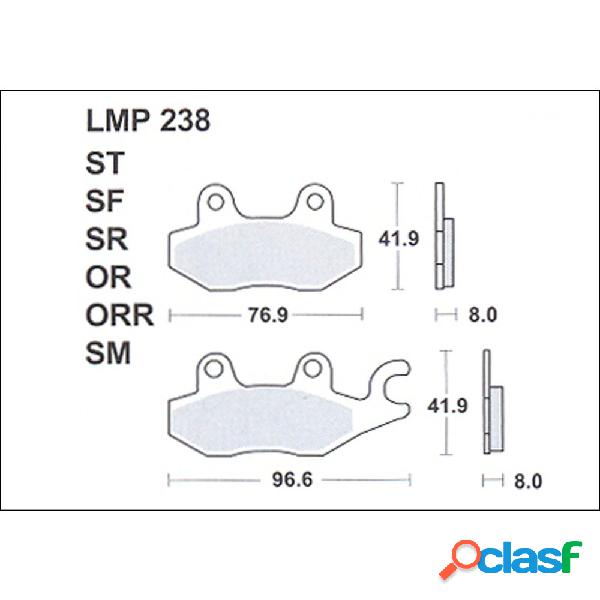 Lmp238 orr coppia pastiglie sinterizzate