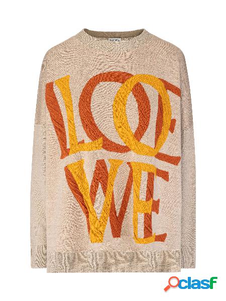 Loewe Love Maglione Jacquard