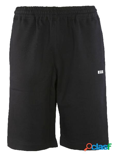 MSGM SHORTS UOMO 3040MB61217099 ALTRI MATERIALI NERO