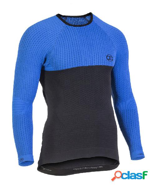 Maglia intima invernale Epica Sport Warm paricollo Blu Nero