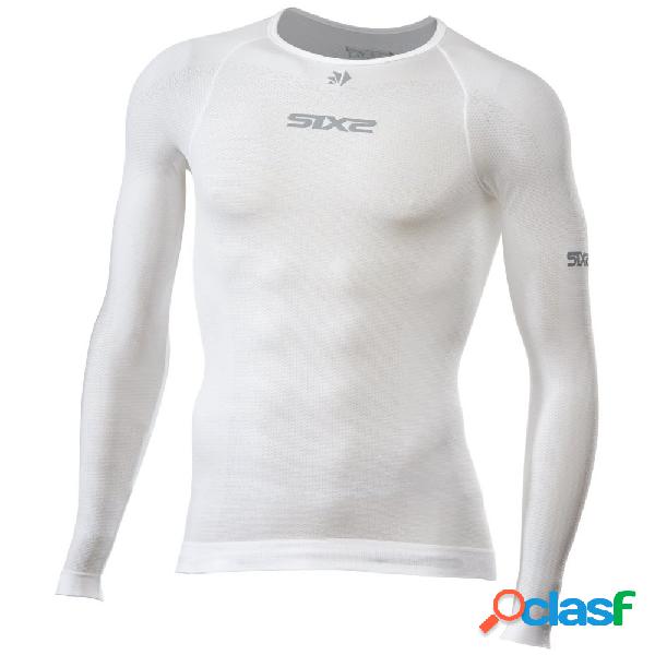 Maglia intima maniche lunghe Sixs TS2L Breezy Touch Bianco