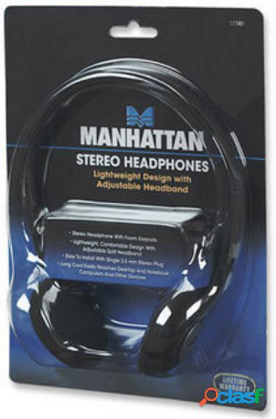 Manhattan Stereo Kopfhörer On Ear cuffia auricolare via