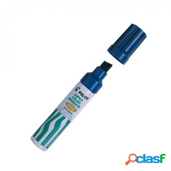 Marcatore Super Color - permanente punta maxi 12,5 mm - blu