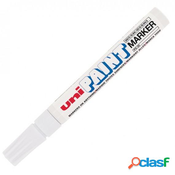 Marcatore Uni Paint PX20 - punta 2,8mm - bianco - Uni