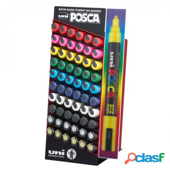 Marcatore Uni Posca PC5M - punta media 1,8 - 2,5 mm - colori