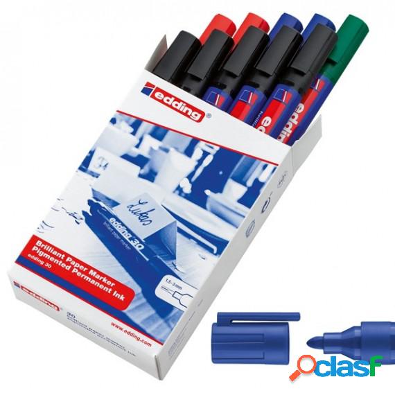 Marcatore a base dacqua 30 - punta tonda 1,5 -3,0 mm -