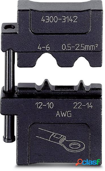 Matrice per crimpare Capocorda non isolato 0.5 fino a 6 mm²
