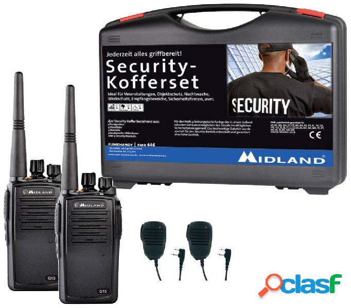 Midland G15 Pro PMR 2er Security inkl. SM 600-M C1127.S1