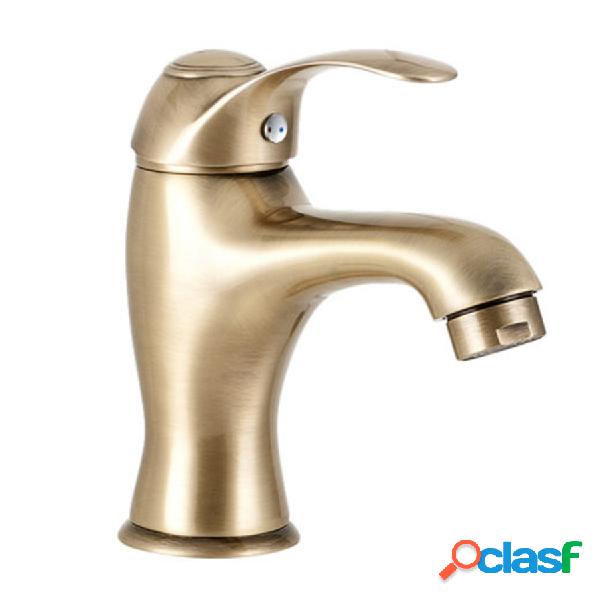 Miscelatore lavabo con scarico automatico in ottone Artis