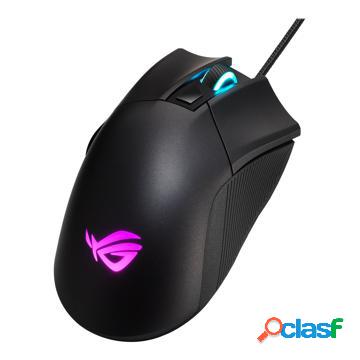 Mouse con Cablaggio Ottico ASUS ROG Gladius II Core nero