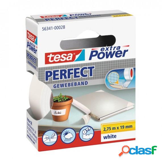 Nastro adesivo telato XP Perfect - 19 mm x 2,7 m - bianco -
