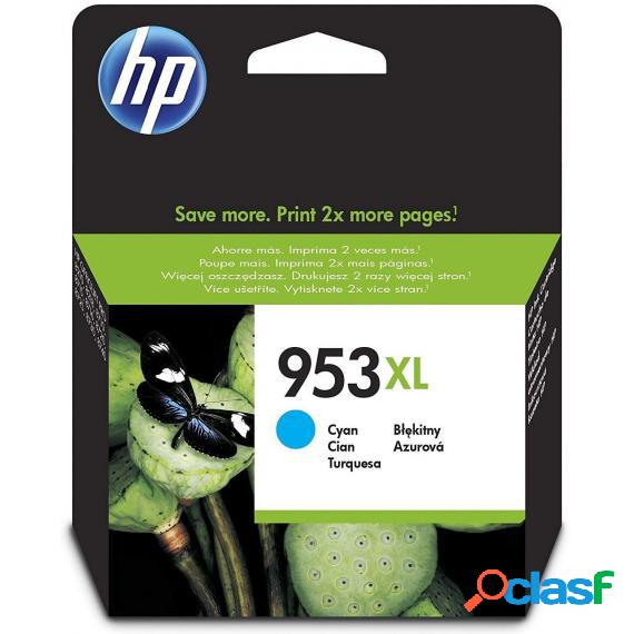Originale Hp 953Xl Ciano F6U16Ae Per Hp Officejet Pro