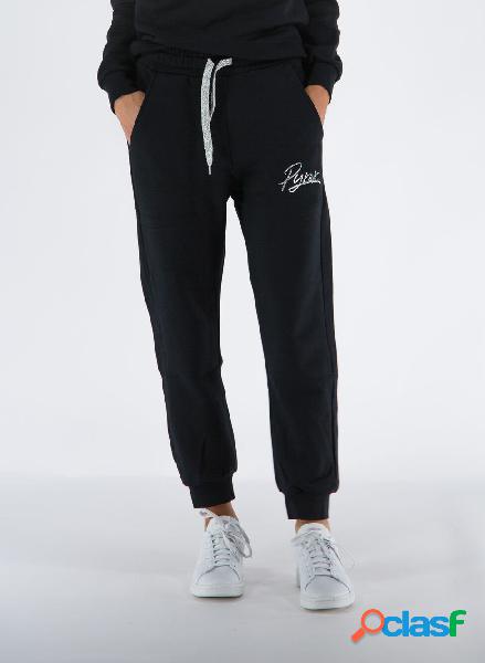 PANTALONE ELASTICO RICAMO SILVER