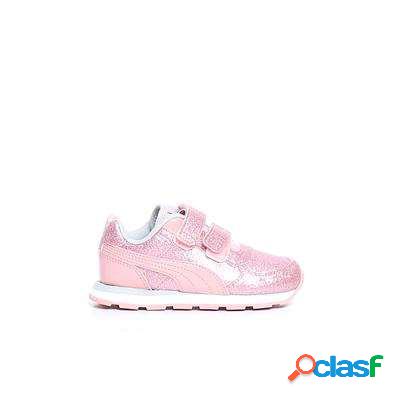 PUMA Vista Glitz V scarpa sportiva bambina - rosa glitter