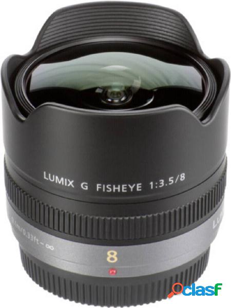 Panasonic Lumix G 3,5/8 Fisheye H-F008E Obiettivo Fish-eye