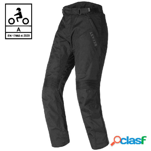 Pantaloni moto Befast RADIUS PANT CE Certificati Nero