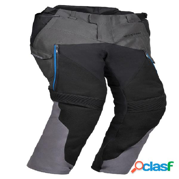 Pantaloni moto Ixon Eddas PT 3 strati grigio nero blu