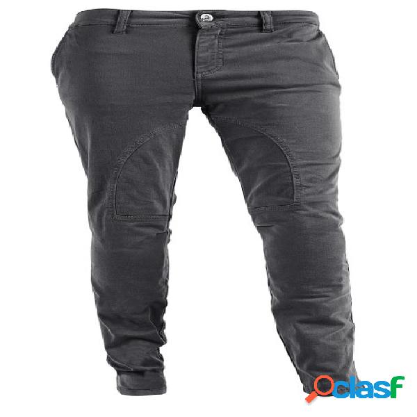 Pantaloni moto donna Pmj - Promo Jeans Santiago grigio