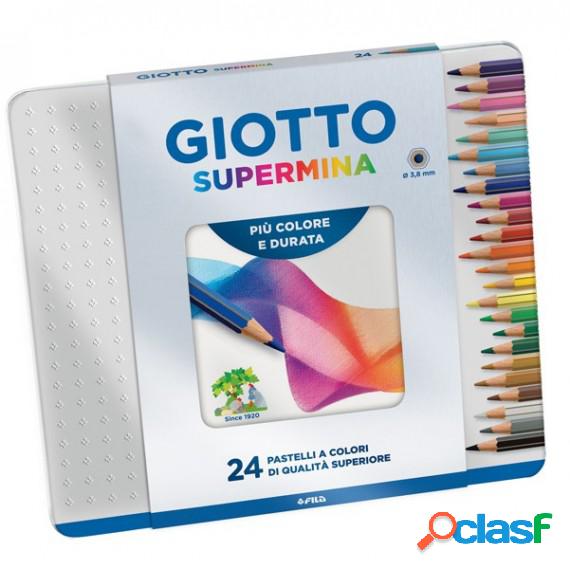 Pastello Supermina - mina 3,8 mm - colori assortiti - Giotto