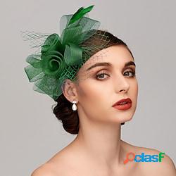 Pelle / A rete fascinators / Accessori per capelli con