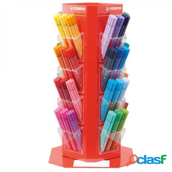 Pen 68 - colori assortiti - Stabilo - espositore 480 penne
