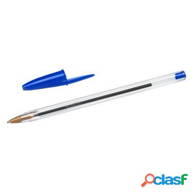 Penna Bic Cristal a sfera medium classic blu 1 mm conf. 10
