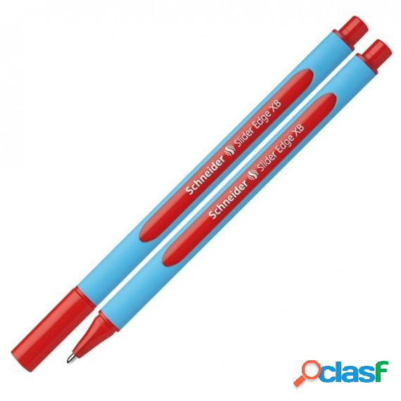 Penna a sfera Slider Edge - tratto XB - rosso - Schneider