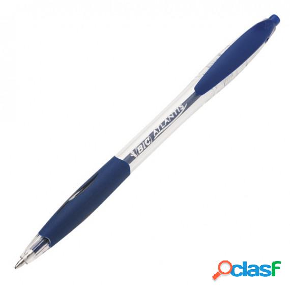 Penna a sfera a scatto Atlantis Classic - punta 1,0mm - blu