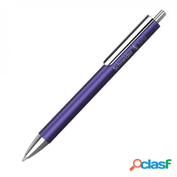Penna a sfera a scatto Perlia - fusto viola - Schneider