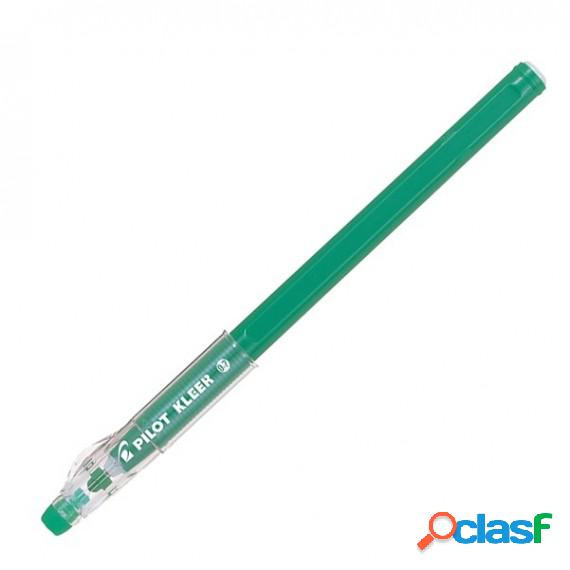 Penna a sfera cancellabile Kleer - punta 0,7mm - verde -