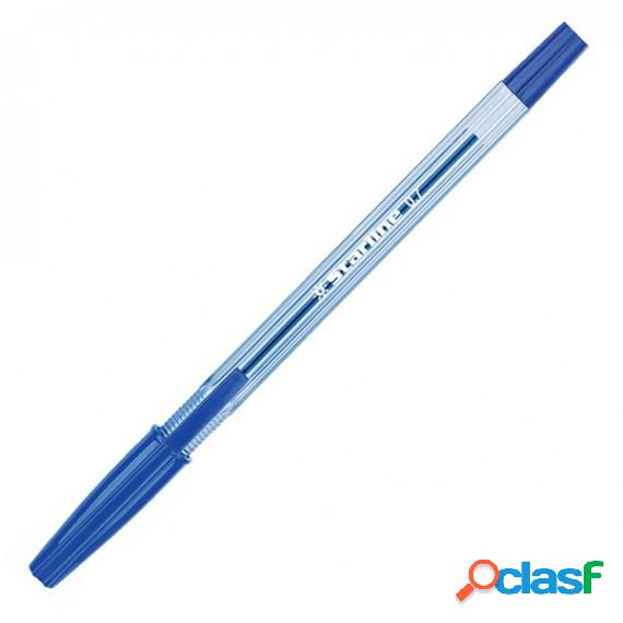 Penna a sfera con cappuccio - punta fine 0,7mm - blu -