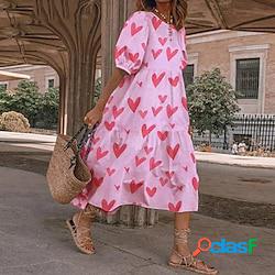 Per donna Abito casual Vestito svasato Abito lungo Abito