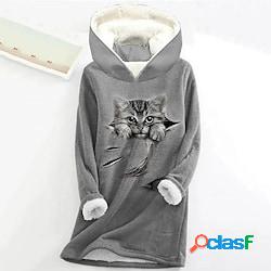 Per donna Giacca in pile Pile Sherpa Pagliaccetto Zip Up