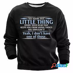 Per uomo Unisex Felpa Maglione Blu marino Nero Girocollo
