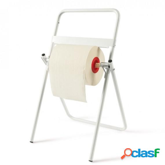 Porta bobina asciugatutto da terra - 40x44x80 cm - metallo -