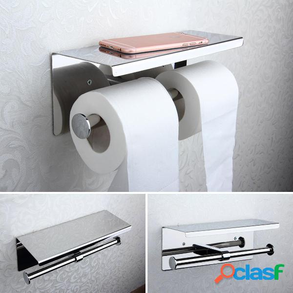 Porta rotolo di carta da bagno in acciaio inox